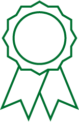a line drawing of a ribbon